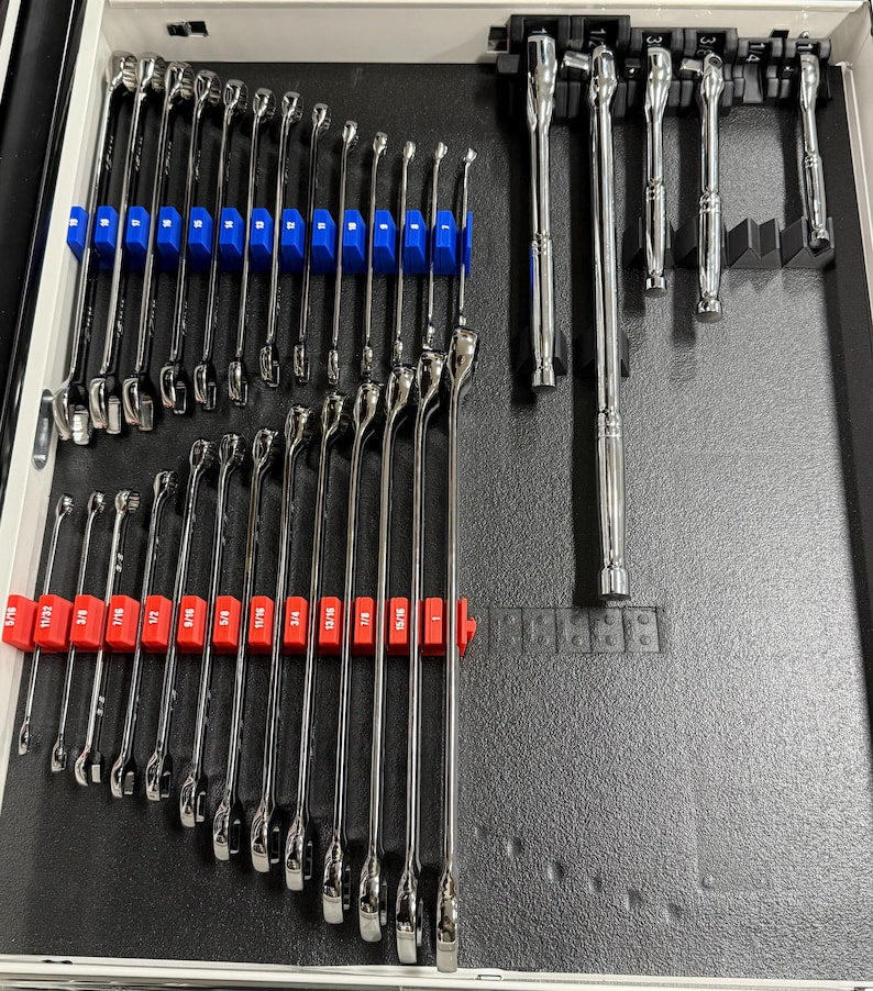 NEW V2 - Quinn 428pc Master Technician Set Socket Organizers – Fits Sockets & Accessories from Harbor Freight Set #58154 | 3D Printed